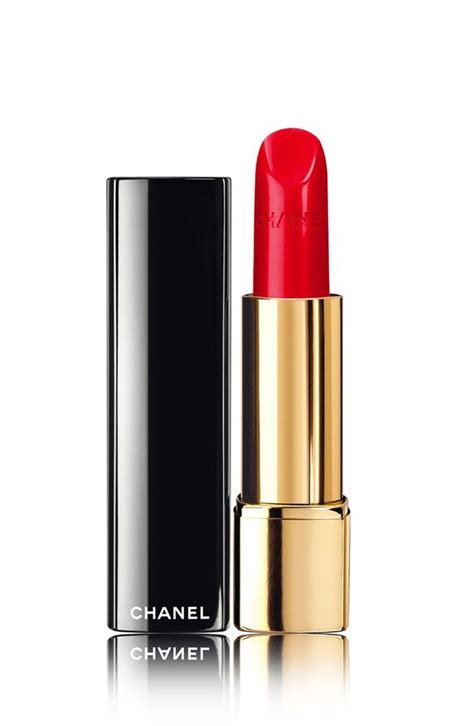 chanel metallic red lipstick